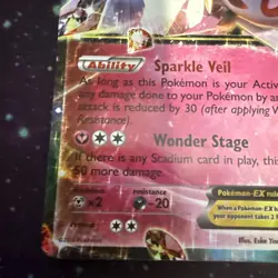 POKEMON TCG: XY FATES COLLIDE DIANCIE EX 72/124 RARE HOLO EX - Image 5