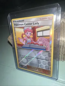 Pokemon TCG - Pokemon Center Lady - 64/68 - Reverse Holo - Hidden Fates 2019 - Image 3