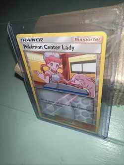 Pokemon TCG - Pokemon Center Lady - 64/68 - Reverse Holo - Hidden Fates 2019 - Image 4