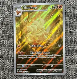 Ninetales 199/197 Illustration Rare Pokemon Obsidian Flames ENG NM - Image 1