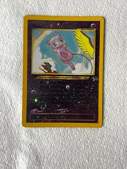 POKEMON SOUTHERN ISLANDS 2001 MEW 1/18 PROMO REVERSE HOLO DOUBLE SWIRL SEE VIDEO - Image 3