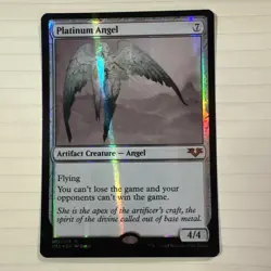 MTG Platinum Angel Foil Card From the Vault: Angels - Image 1