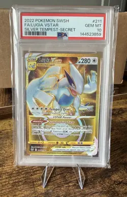 Lugia VSTAR - Silver Tempest - 211/195 Secret Rare - PSA 10 - Pokemon - Image 4