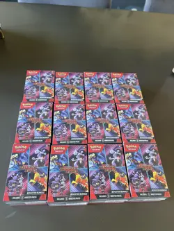Lot of (12) Pokemon TCG Destined Rivals Booster Bundle Boxes SEALED - Image 1