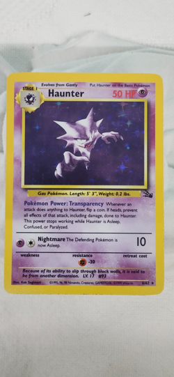 Pokemon TCG Haunter Base Set 6/62 Holo Rare 50 HP Holo English - Image 1