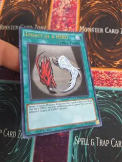 Yugioh Legacy of a HERO DUSA-EN019 Ultra Rare 1st Edition Near Mint - Image 2