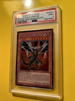 YuGiOh MALEFIC RED-EYES B. DRAGON YMP1-EN001🔥PSA 9🔥LIMITED ED-2011 SECRET RARE - Image 5