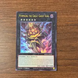 🔥Pumpking the Great Ghost King #MZMU-EN005 YuGiOh 1st Edition Ultra Rare🔥 - Image 1