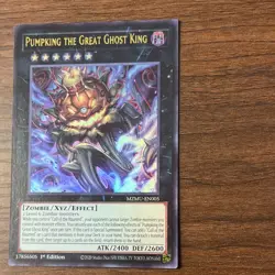 🔥Pumpking the Great Ghost King #MZMU-EN005 YuGiOh 1st Edition Ultra Rare🔥 - Image 3