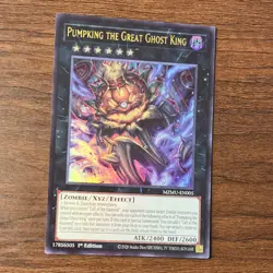 🔥Pumpking the Great Ghost King #MZMU-EN005 YuGiOh 1st Edition Ultra Rare🔥 - Image 4