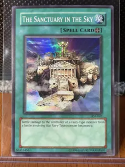 Yugioh! TCG The Sanctuary in the Sky AST-042 Super Rare Unlimited - NM - Image 1