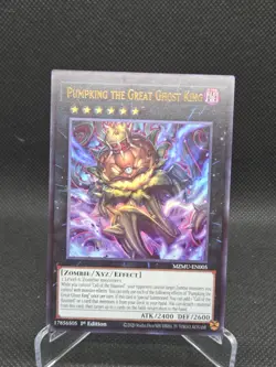 Yu-Gi-Oh! Pumpking the Great Ghost King MZMU-EN005 1st Ed Konami MAZE OF MUERTOS - Image 1