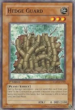 1x (NM) Hedge Guard - RGBT-EN008 - Common - Unlimited Edition YuGiOh - Image 1