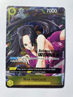 Boa Hancock (OP15 Release Event Winner) P-115 One Piece Damaged crease on card - Image 1
