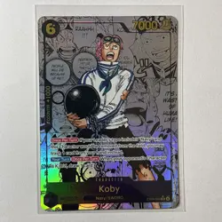 EB04-044 Koby SR Alt Art Manga Adventure on Kami’s Island One Piece TCG English - Image 1