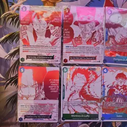 One Piece 3rd Anniversary Treasure Pack Campaign Foil Promo Set of 7 English - Image 2