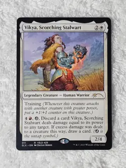 MTG Vikya, Scorching Stalwart - SLX Cards #11 Magic Gathering Card Rare NM - Image 1