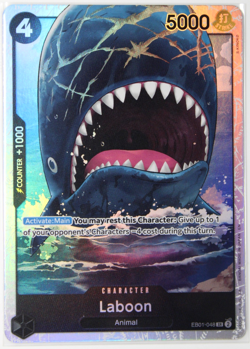 Laboon (Reprint) EB01-048 SR One Piece Foil NEW Premium Best Vol 2 - Image 1
