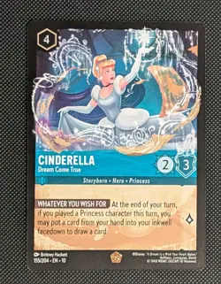 Disney Lorcana Cinderella Dream Come True 155/204 NM/MINT Whispers in the well - Image 1
