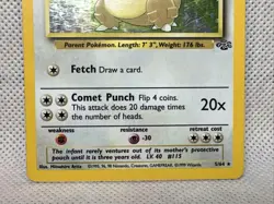 Kangaskhan 5/64 LP Played Jungle Set 1999 Pokemon Card Holo Rare Holofoil - Image 2