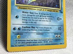 Lapras Holo Rare #131 - Pokemon Card English 1997 Fossil Unlimited MP - Image 5