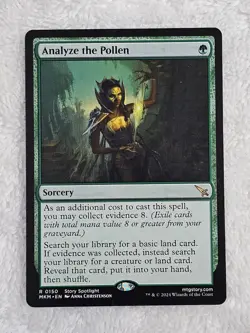 MTG Analyze the Pollen #150 Murders at Karlov Manor Magic Card Rare NM - Image 1