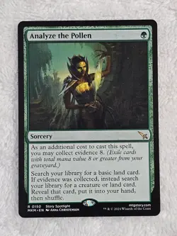 MTG Analyze the Pollen #150 Murders at Karlov Manor Magic Card Rare NM - Image 2