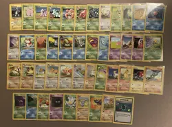 Pokemon WOTC Vintage Base Set TCG Lot • M - LP (45 Cards) - Image 1