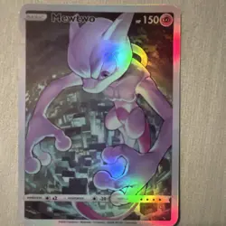 Pokemon Mewtwo Holo Card HP150 Nintendo 2020 Basic Psychic TCG English - Image 1