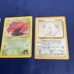 Pokemon halo trading cards X 5 pidgeot Eevee Clefairy Chansey Erika’s +Vileplume - Image 2