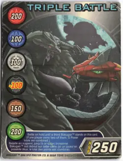 Bakugan Metal Gate Card TRIPLE BATTLE Metal Gate Card BA022a-CO-SM-B HSP 250 - Image 1