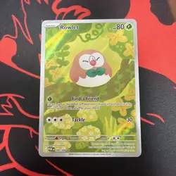 Mega Evolution: Perfect Order Rowlet 90/88 Illustration Rare Pokemon Card - NM - Image 1