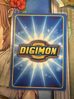 Gatomon Bo-77 Gold Name Digimon Card Bandai 1999 - LP - Image 2