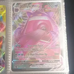 Pokemon Gengar VMAX Single Strike Holo 157/264 2021 English Card - Image 1