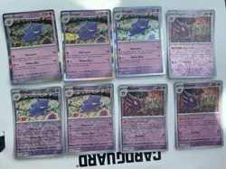 8x Lot Gengar / Haunter 094/165 Holo Rare Pokemon Card 151 093/165 - Image 4