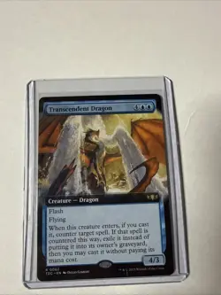 MTG Transcendent Dragon (Borderless) Commander: Tarkir: Dragonstorm Regular - Image 1