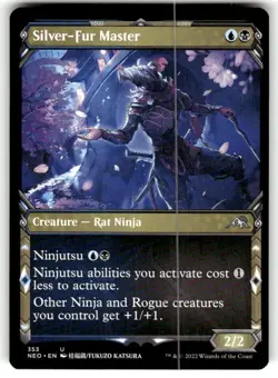 Silver-Fur Master (Showcase) Kamigawa: Neon Dynasty Regular MTG NM - Image 1