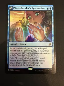 1x MTG Waterbender's Restoration Foil TLE #0099 NM - Image 1