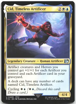 Cid, Timeless Artificer (0409) 409 FINAL FANTASY Magic: The Gathering NM - Image 1