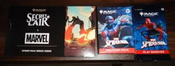 Magic the Gathering Secret Lair Spider-Man Heroic Deeds + Booster Pack+ Deck - Image 1