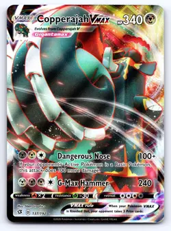 Copperajah VMAX 137/192 Holo VMAX Rare Rebel Clash Pokemon Near Mint - Image 1