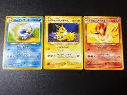 [US Duty Inc] Light Vaporeon 134 Jolteon 135 Flareon 136 Japanese Pokemon Card - Image 1