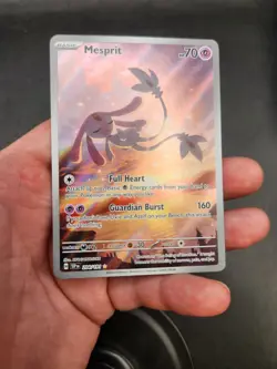 Mesprit Illustration Rare 204/191 Pokemon Surging Sparks NM - Image 5
