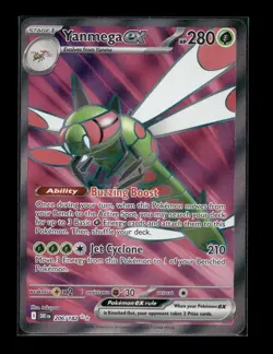 Pokemon TCG Yanmega EX 206/182 Destined Rivals Ultra Rare NM - Image 1