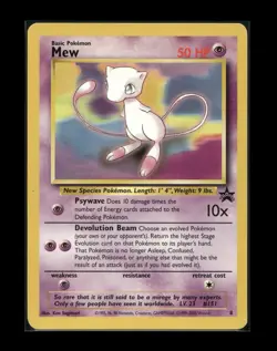 Pokemon TCG: Mew (Regular) - #8 - WOTC Black Star Promos - LP - Image 1