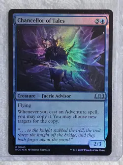MTG Chancellor of Tales FOIL #45 Wilds of Eldraine Magic the Gathering U NM - Image 4