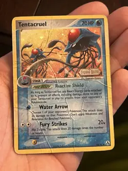 Pokemon Tentacruel Legend Maker Holo 45/92 Damaged - Image 1