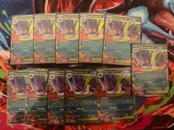 Pokemon TCG Mega Gengar EX 56/94 Phantasmal Flames Lot Of 11 - Image 1