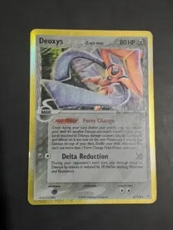Pokemon TCG - Deoxys (Delta Species) Holo Rare 4/110 EX Holon Phantoms - MP - Image 1