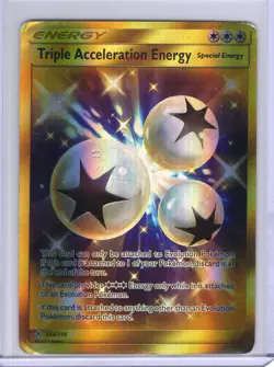 Triple Acceleration Energy (Secret) Holo 234/214 SM - Unbroken Bonds Pokemon - Image 1